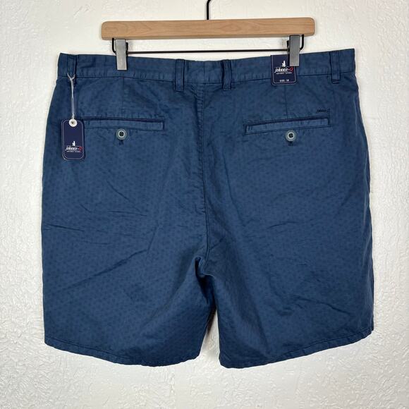 Johnnie-O Men's Wilton Cotton Linen Blend Shorts in Wake NWT Size 38 - Picture 2 of 5